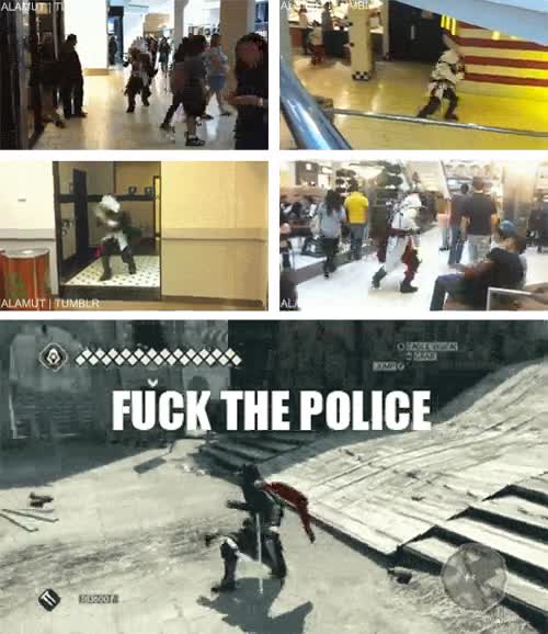 cosplay,disfraz,juego,traje,assassin's creed,videojuego,assasins creed,vida real,the police