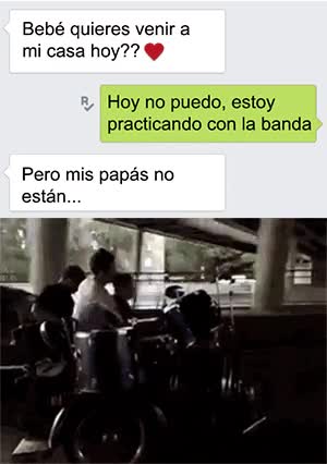 batería,novia,banda,cita,carretera,sidecar