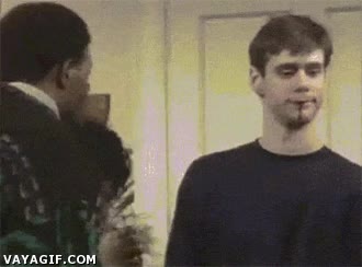 Jim Carrey,pu&ntilde;etazo,broma,lento,flojo,d&eacute;bil,sangre