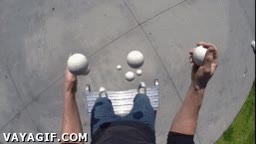 malabares,nivel,pelotas,bolas,primera persona