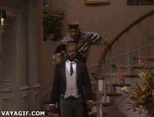 escaleras,saltar,mayordomo,jeofrrey,will smith,cola