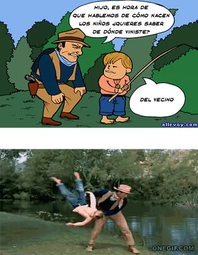 hablar,nacer,niños,vaquero,cowboy,peli del oeste,al agua,tirar,al rio