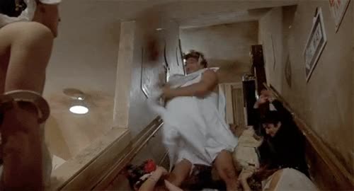 desmadre,guitarra,hostias como panes,animal house,romper,en trozos,toga