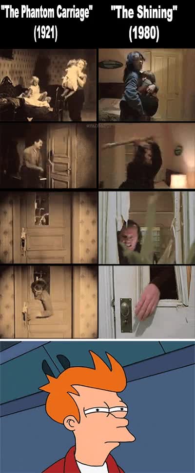 Cine,Fly,Terror,Plagio,Copia,Peícula,The shining,El resplandor,The phantom carriage