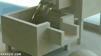 Caja,Pasos,Arquitectura,Cubos,Agua,Fuente