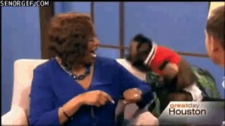 mono,galleta,mujer,guantazo,frente,presentadora