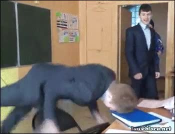 Escritorio,Fail,Ca&iacute;da,Tonto,Silla,Clase,De boca