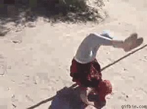 fail,red,saltar,chica,presumir,agilidad,cuerda,al suelo