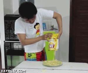 El misterioso caso de la bolsa de patatas casi infinita bolsa,misterio,patatas fritas,aire,truco,montaje,lays