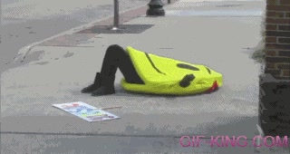 al suelo,caer,hombre anuncio,smiley,plano,torpe,fail,yard sale