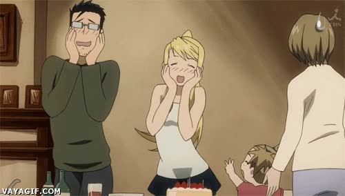 familia,anime,fullmetal alchemist,winry,novio,emocion