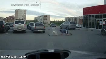 al suelo,carro,Carrito,idiota,supermercado,ca&iacute;da,fail,caer