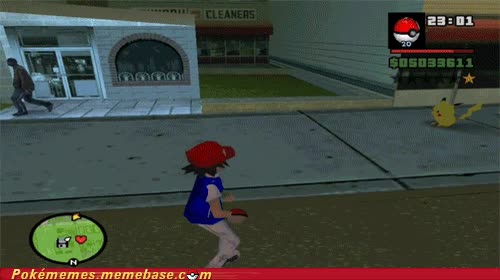 unir,gta,ash,pikachu,san andreas,mod,pokeball,granadas