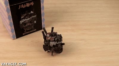 Morire de la emocion,lo quiero ya,juguete,mecanico,movimiento,se mueve,el castillo ambulante