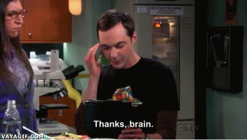 thanks brain,gracias cerebro,sheldon cooper,amy farrah fowler,the big bang theory