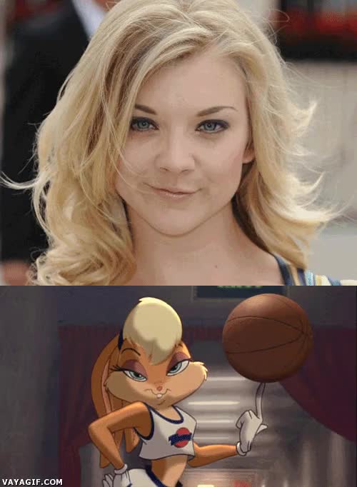 conejita,space jam,Natalie Dormer,parecidos,Margaery Tyrell