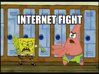 comentarios,parecen idiotas,pelea,internet,bob esponja,patricio estrella