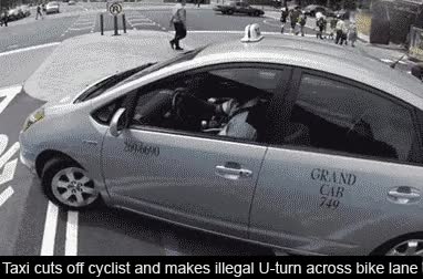 marr&oacute;n,taxi,ciclistas,infracci&oacute;n,polic&iacute;a