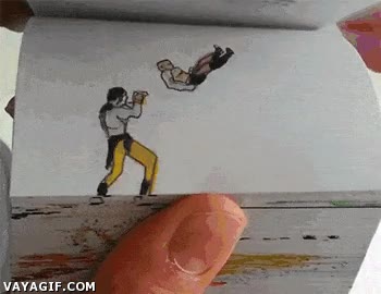 flipnote,mortal kombat,animación,dibujo,dibujado