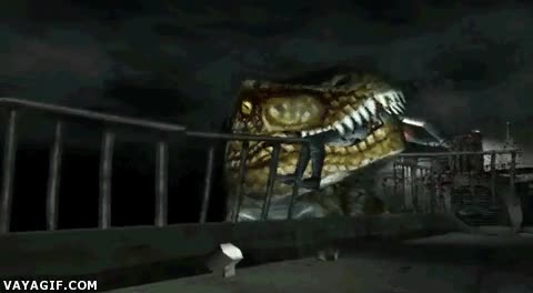 regina,dino crisis,comer,T-Rex