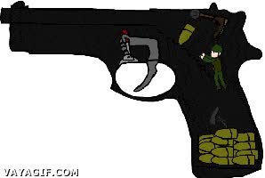 pistolas,soldado,diminuto,balas,disparar,funcionamiento,patada,zapato