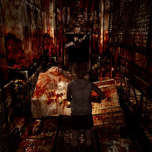 Heather,ascensor,monstruo,a ver si tienes huevos,Silent Hill 3