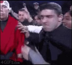 boxeador,guardaespaldas,atrapado,multitud,seguid sin m&iacute;