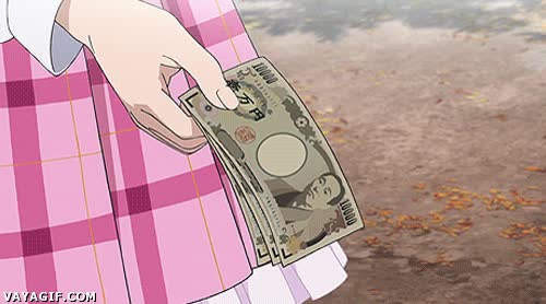 Madre,dinero,noragami,yenes,anime,ojos,chiribitas