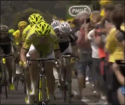 tumbar,empujar,placaje,carretera,en medio,fotografo,carrera,ciclista