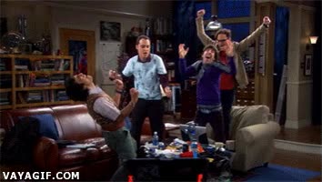 Enlace a La celebración al ganar en un juego multijugador