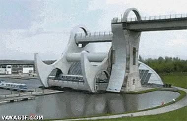 Barcos,Escocia,Rueda,Rotar,Subir,Ferrys,Puente