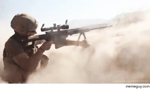 Francotirador,Arma,Disparar,Ejercito,Guerra,Retroceso