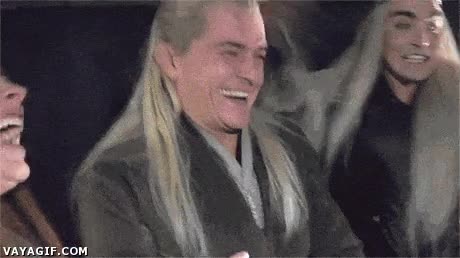 Legolas,Orlando Bloom,Justin Bieber,Reir,Twitter