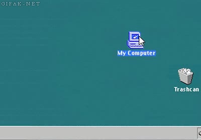 my computer,arrastrar,papelera de reciclaje,desaparecer