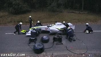 correr,mono plaza,oso,yo me hubiera cagado encima,boxes,mecanicos