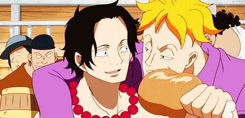 one piece,anime,carne,ace