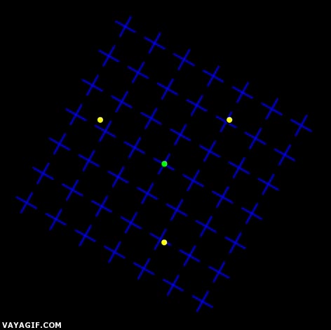 puntos,ilusión óptica