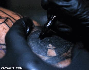 aguja,slow motion,tinta,tatuaje