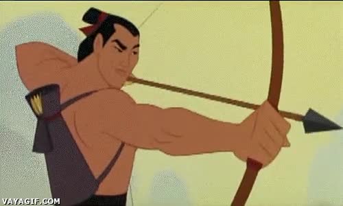 Profesor,Hablar,Preguntar,Flecha,Arco,Mulan,Burlar