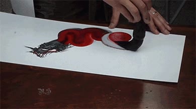 mismo trazo,estilo,chino,japones,pincel,dragon