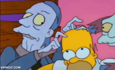 los simpson,homer,zombies,cerebros,brains,nada de que preocuparse