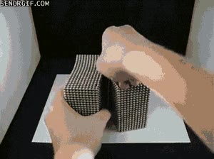 bolas magneticas,cubo,cuadrado,partir