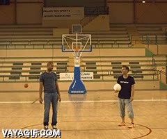 Tony Parker vs Rémi Gaillard, a ver quién tiene mejor puntería tony parker,remi gaillard,canasta,taconazo,maestro,lanzamiento,desde medio campo