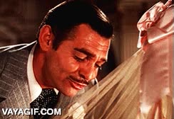 cara de odio,morritos,lo que el viento se llevo,clark gable,mirada,bebe