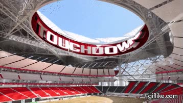 Así será el nuevo estadio de los Atlanta Falcons, ¡impresionante! estadio,atlanta falcons,moderno,abrirse,cerrarse,campo,futbol americano