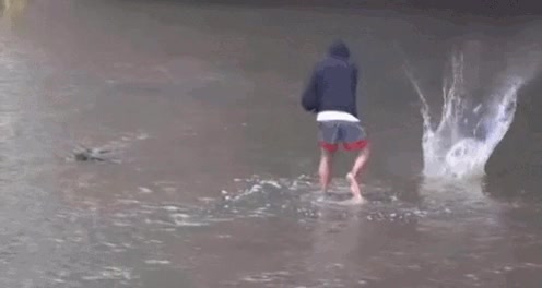 Enlace a Un mendigo que pesca a base de pedradas