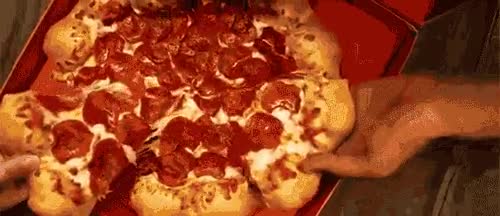 boca agua,pizza,deliciosa,esponjosa,acabas de comer pero te comer&iacute;as un trozo y lo sabes