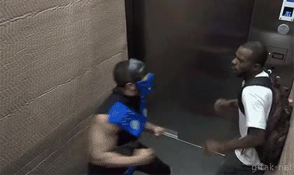 subzero,problem?,bailar,troll,sub-zero,broma,camara oculta