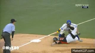 baseball,beisbol,arrastrar,tropezon,tropezar,de morros,arena,out