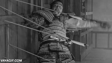 kurosawa style,flechas de verdad,disparar,actor,japon,japoneses,cine,pelicula
